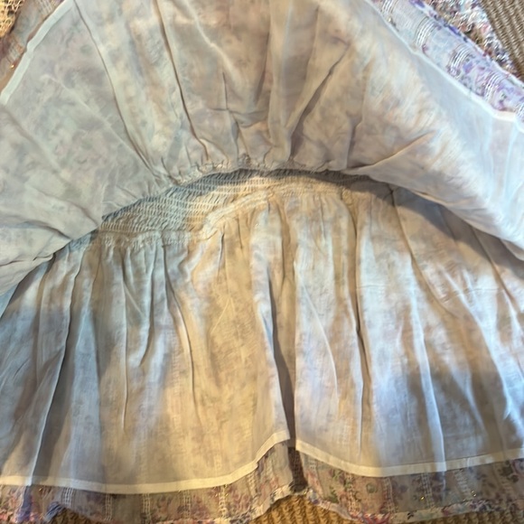 NWT LOVESHACKFANCY trevor dress in positano blue size large - Picture 12 of 16